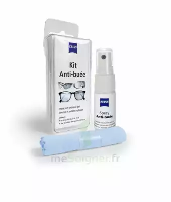 Zeiss Kit Spray Antibuée Fl/15ml + Tissu Microfibres à TOURS