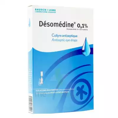 Desomedine 0,1 % Collyre Sol 10fl/0,6ml à TOURS