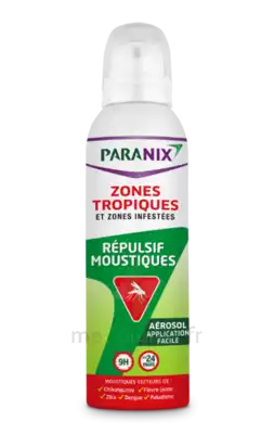 Paranix Moustiques Lotion Zones Tropicales Aérosol/125ml à TOURS